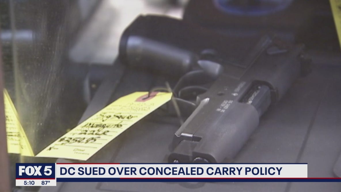 Lawsuit filed against DC over concealed carry policy
